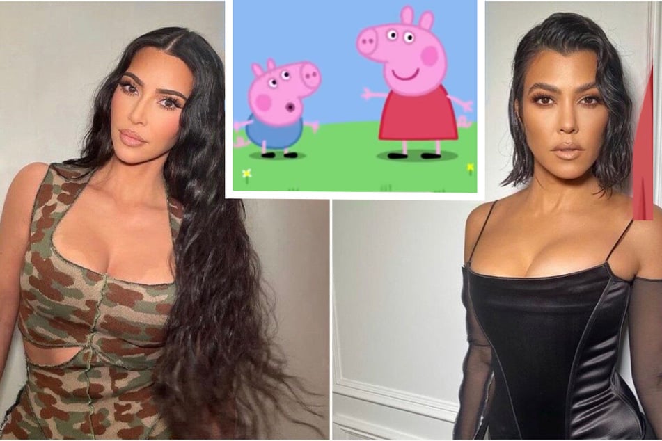 Sisterly shade! Kourtney Kardashian pokes fun at Kim with some piggy humor