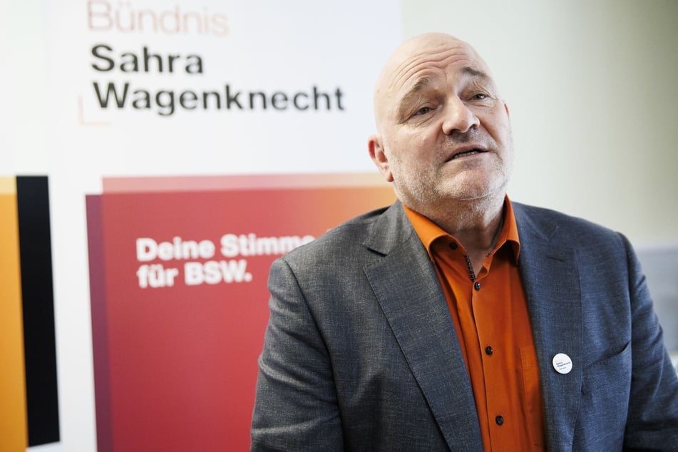 Robert Crumbach (61, BSW) ist Landesvorsitzender beim Bündnis Sahra Wagenknecht Brandenburg.