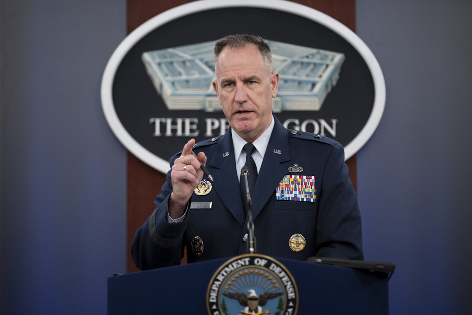 US-Brigadegeneral Patrick Ryder informierte die Presse über die Sichtung des Spionage-Ballons.