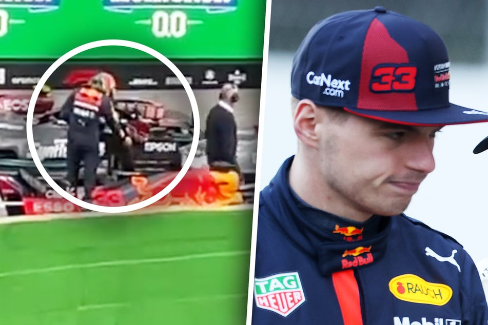 Verstappen berührt Hamiltons Mercedes: 50.000 Euro Strafe!