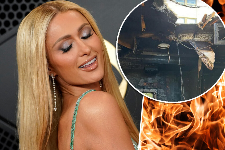 Feuer bei Video-Dreh: Paris Hiltons Trailer fackelt ab!