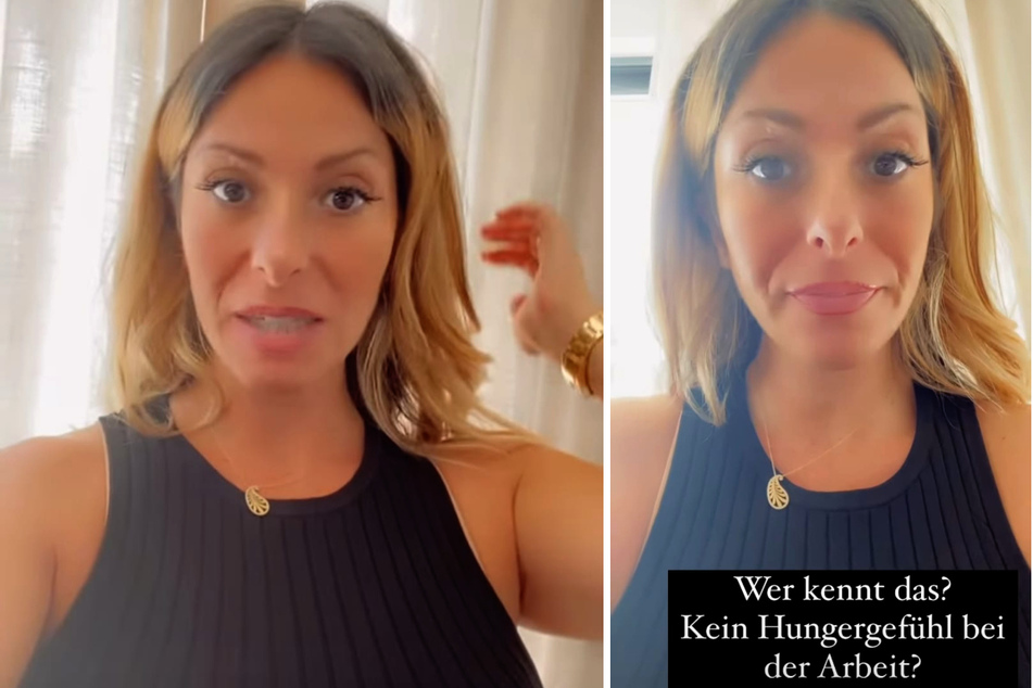 Gülcan Kamps (38) erzählt bei Instagram, dass sie während der Arbeit einfach kein Hungergefühl hat. (Fotomontage)