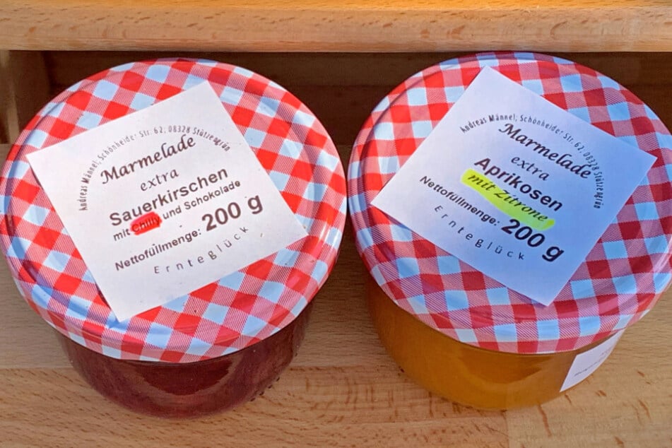 Die Sauerkirsch- und Aprikosen-Kreationen belegten Platz drei und sieben von insgesamt 35 eingereichten Marmeladen.