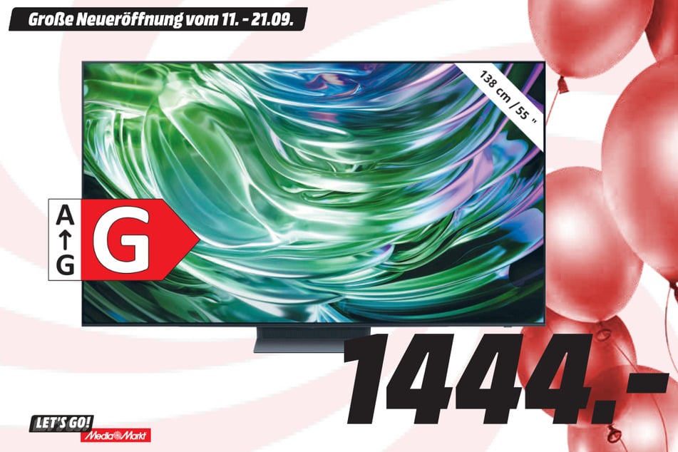 55-Zoll Samsung-Fernseher für 1.444 Euro.