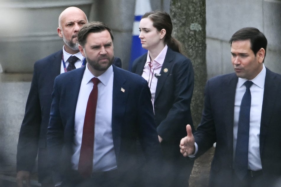 Vice President JD Vance (front l.) and Secretary of State Marco Rubio (front r.) represented the Trump administration at the talks in Washington DC.