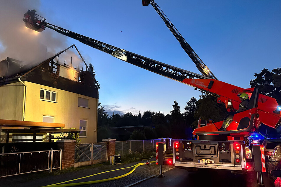 Die Feuerwehr konnte den Brand in Berlin-Lichtenrade löschen.