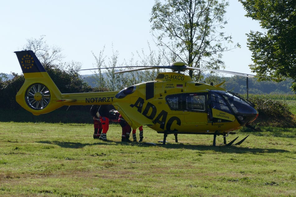 Auch ein Rettungshubschrauber wurde angefordert.