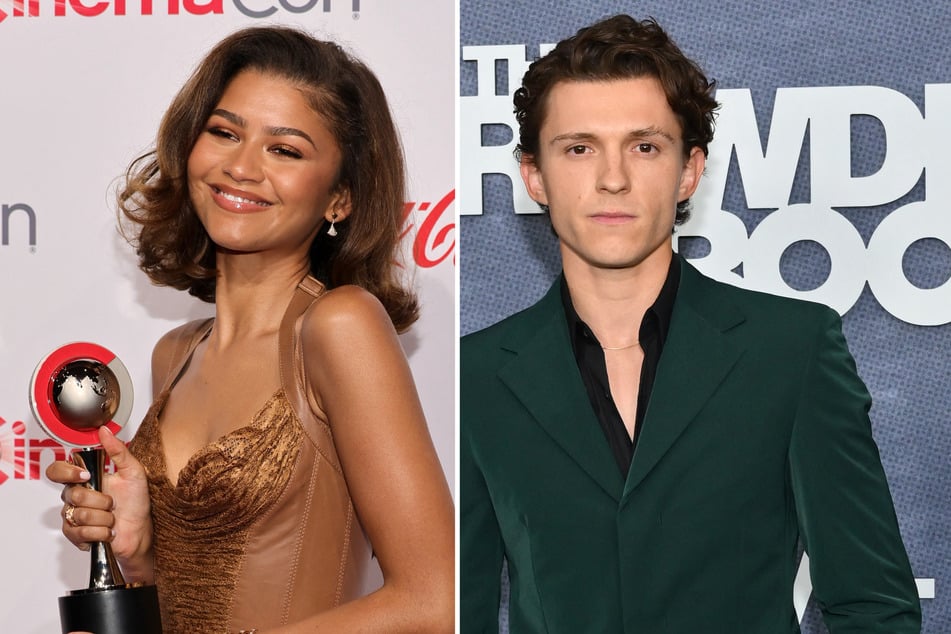 Tom Holland (r) praised Zendaya in a new interview while discussing the people he trusts most in his life.