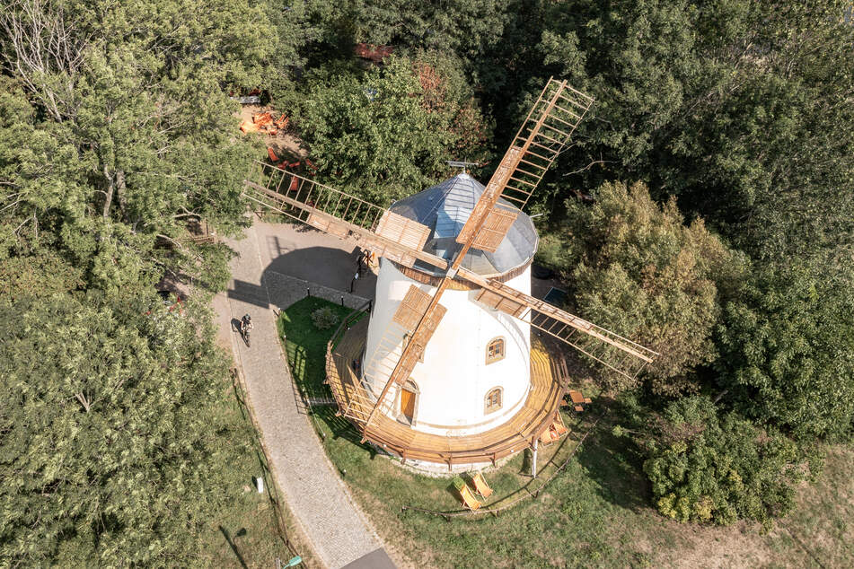 Die Gohliser Windmühle gehört am Sonntag zu den offenen Denkmälern.