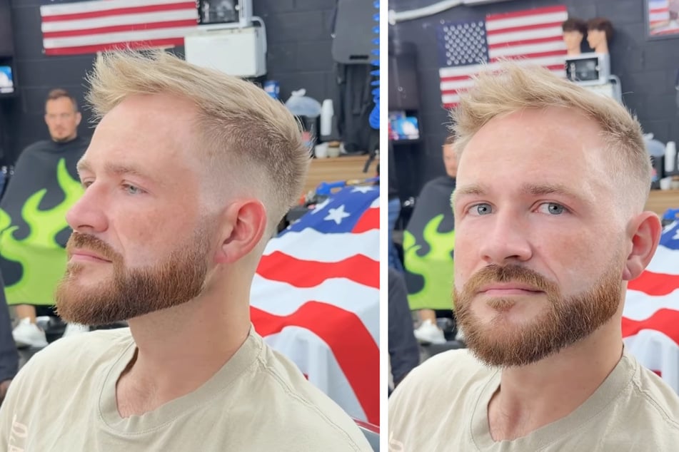 Mit kürzeren Haaren und getrimmtem Bart sieht der 30-Jährige deutlich jünger aus.