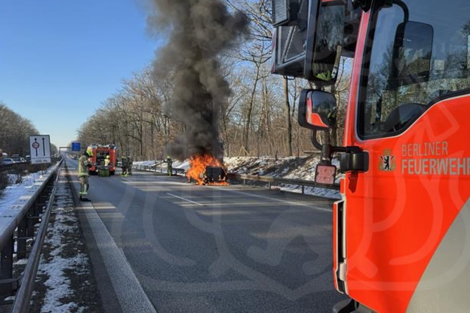 Für Autofahrer kam es am Montagmorgen zu Verzögerungen auf der AVUS.