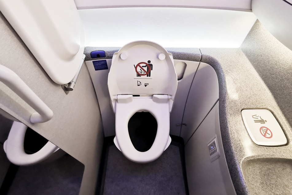 Nur nach Erlaubnis bietet sich Reisenden mit Ryanair künftig der Anblick einer Bord-Toilette. (Symbolbild)
