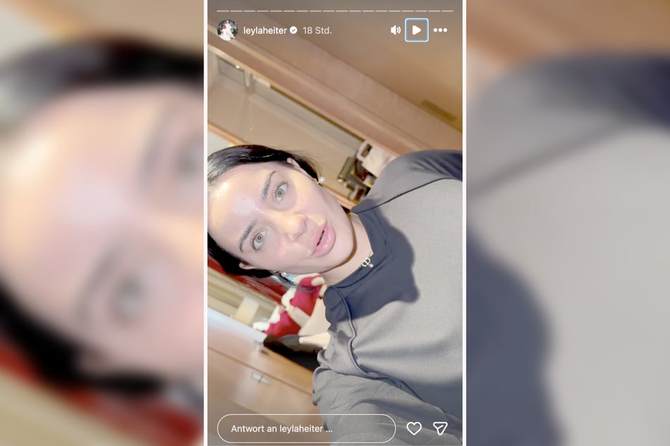 Via Insta-Story erzählte Leyla Heiter (29) ihren Followern von ihrem medizinischen Befund.