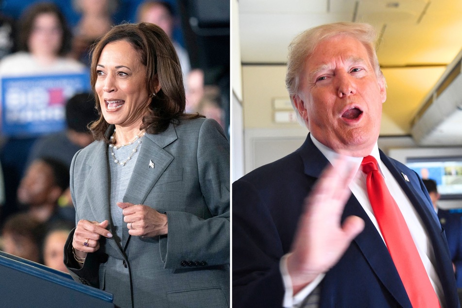 Trump furiously accuses Kamala Harris of "stealing" a campaign promise