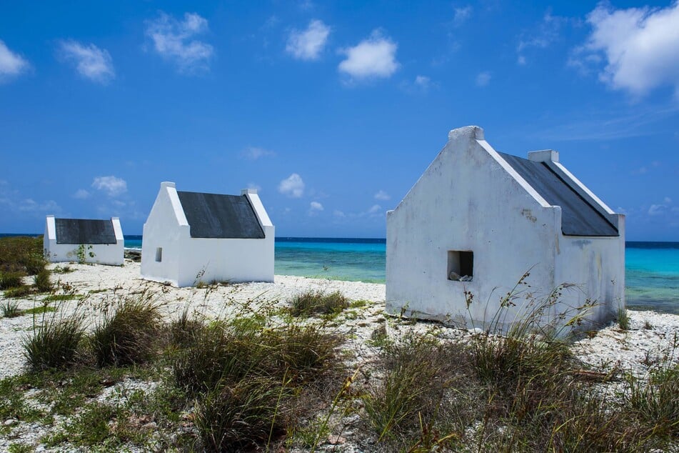 The "slave huts" on Bonaire are one of the island's main tourist attractions. Built in the 1850s, the structures are only about five feet tall and six feet wide.