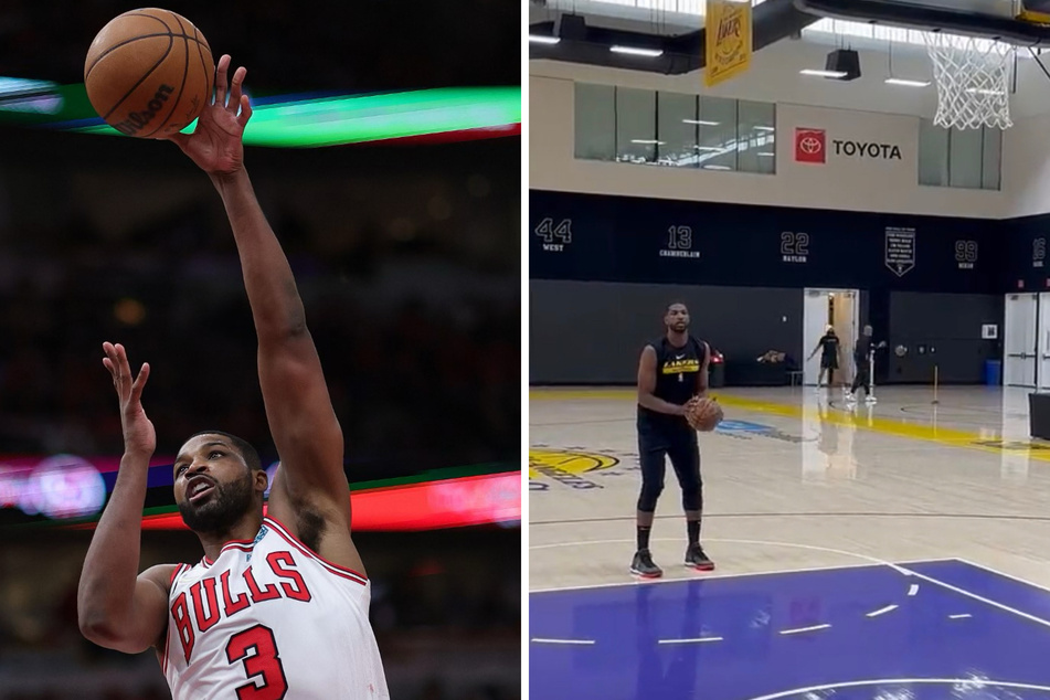 Tristan Thompson gives Los Angeles Lakers' fans a fiery first look