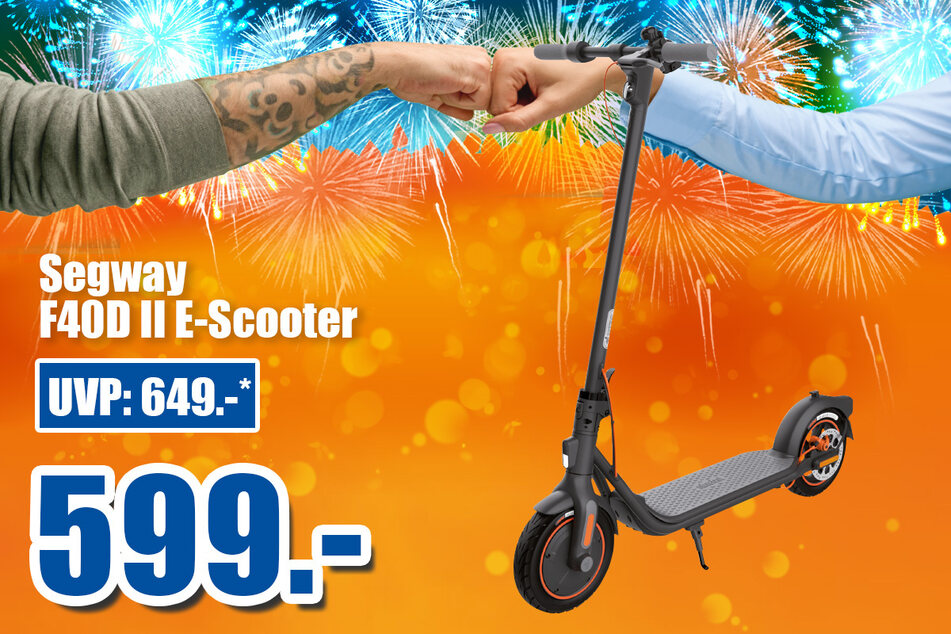 Segway F40D II E-Scooter| Rate: 10 x 59,90 Euro 1)