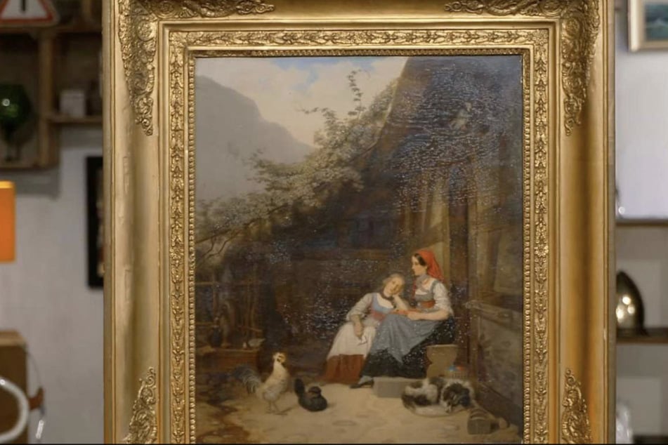 Das Werk von Maler Johann Friedrich Carl Kreul mit dem Titel "Der sehnsüchtig erwartete Brief" hat bereits 200 Jahre auf dem Buckel.