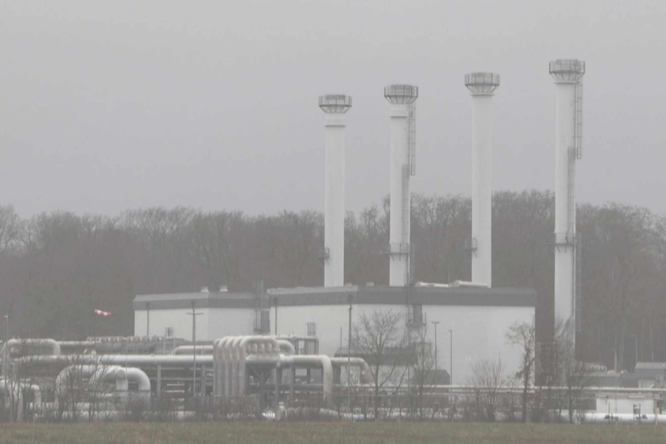In Deutschlands größtem Gasspeicher kam es am Dienstag zu einer Verpuffung.