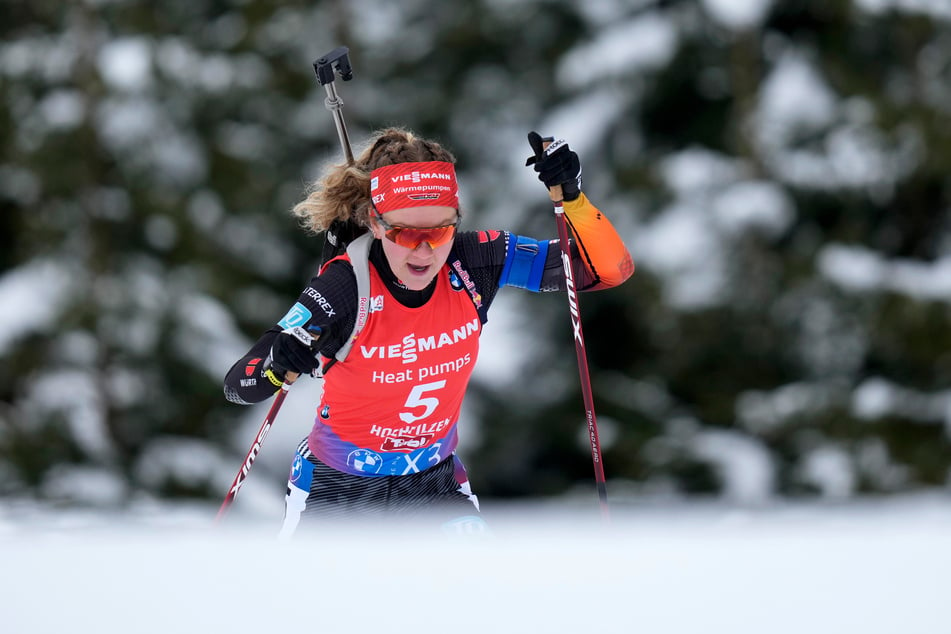 Mit Franziska Preuß und Selina Grotian (20, im Bild) vertreten am Sonntag nur zwei deutsche Sportlerinnen die DSV-Farben.