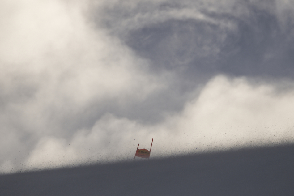 Zu starker Wind verhinderte den Start der alpinen Skifahrerinnen.