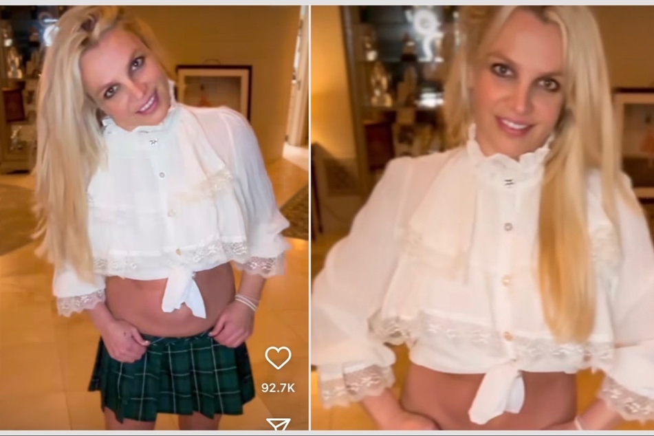 Britney Spears is now "River Red," as the singer returned to Instagram with a new profile name.