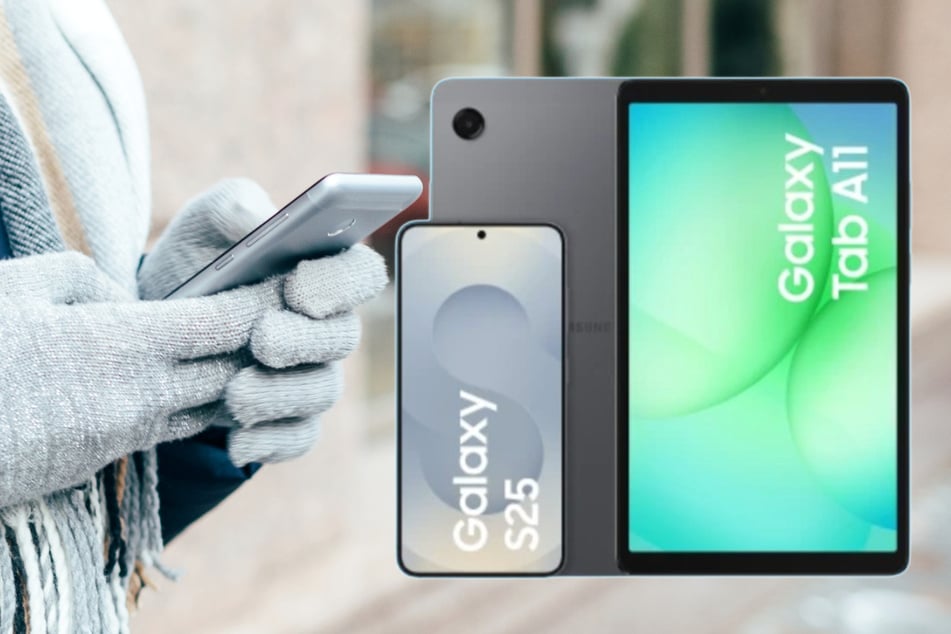 Samsung Galaxy S25 mit gratis Tab A11 jetzt mit 100 statt 30 GB Datenvolumen sichern