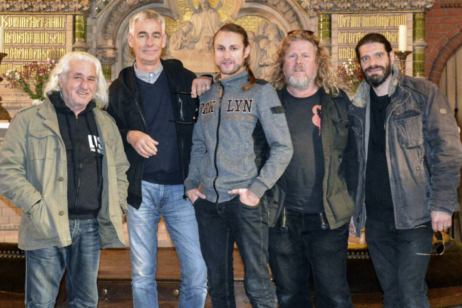 Die aktuelle Besetzung von "Stern Meißen" (v.l.): Martin Schreier, Frank Schirmer, Manuel Schmid, Axel Schäfer und Sebastian Düwelt.