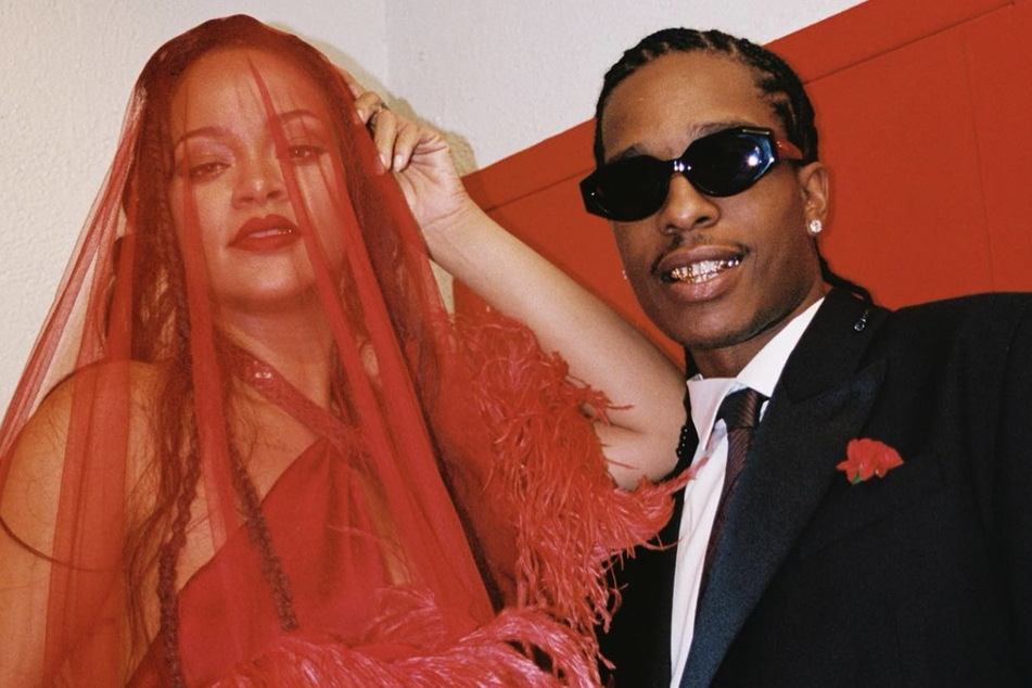 Rihanna (l.) and A$AP Rocky (r.) welcomed their first child together earlier this month.