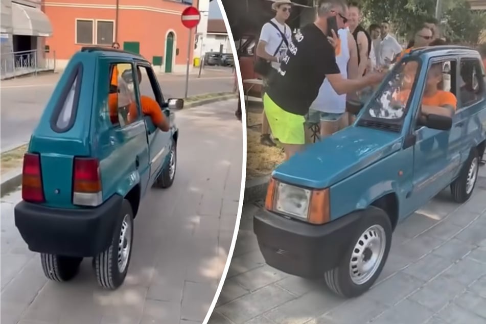 Verrückter Umbau: Schrauber zeigt dünnsten Fiat Panda der Welt