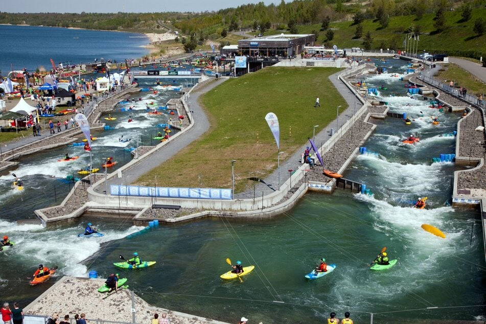 Am Samstag und Sonntag findet im Kanupark Markkleeberg wieder das XXL-Paddelfestival statt.