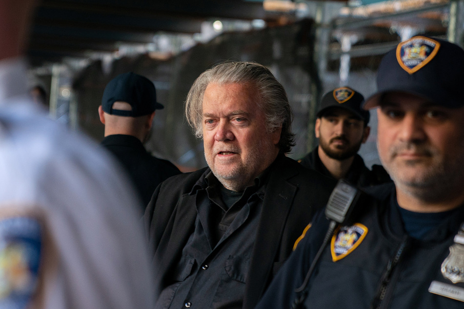 Bannon faces a trial on money laundering charges related to an allegedly fraudulent fundraiser for a wall on the US-Mexico border.