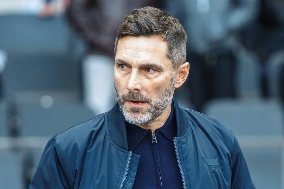 Stefan Leitl (48) muss trotz der Blamage in Bielefeld nicht um seinen Job bei Hertha BSC fürchten.