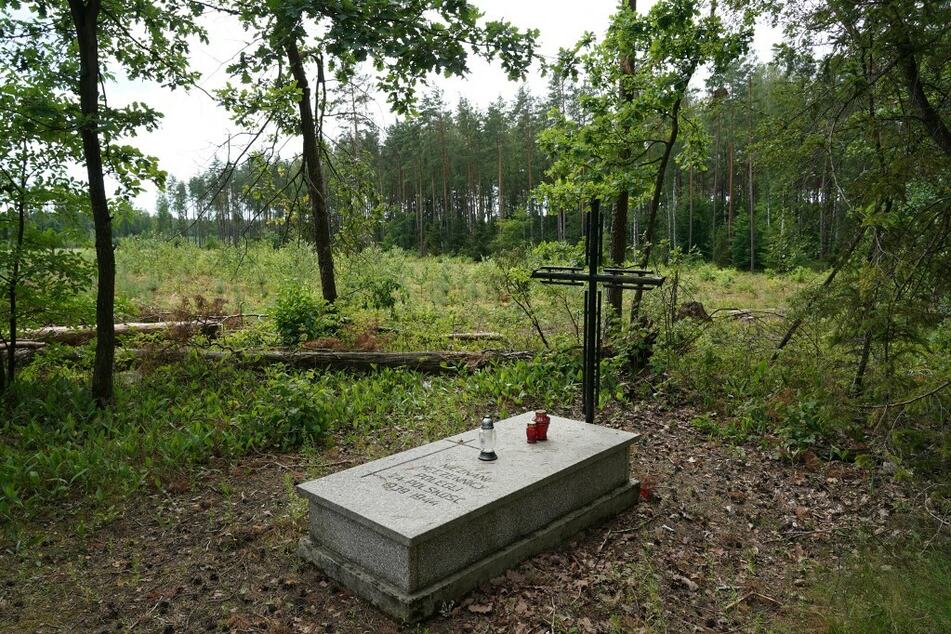 An dieser Stelle wurde die Asche tausender Opfer des Konzentrationslagers Soldau entdeckt.