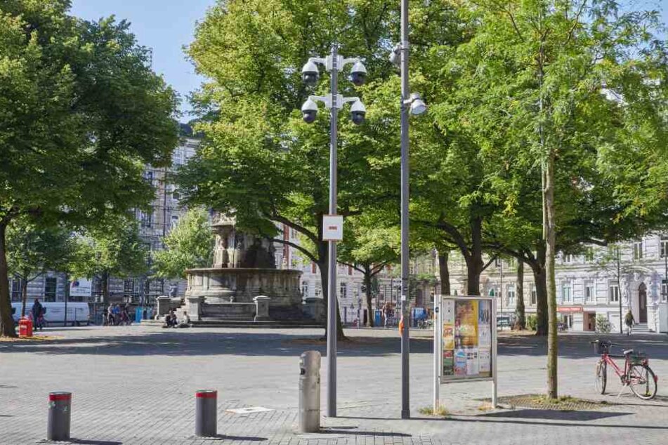 Die Videoüberwachung am Hansaplatz geht in den Testbetrieb - die Gegend gilt als Kriminalitätsschwerpunkt.