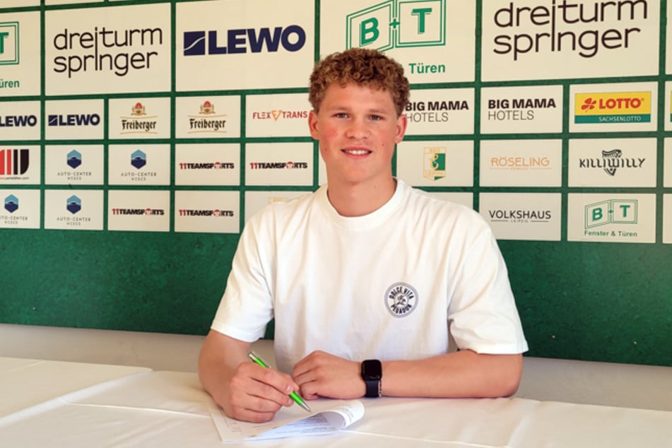 Torhüter Nummer drei für die BSG Chemie Leipzig. Luca Böggemann (21) kommt auf Leihbasis vom VfL Osnabrück.