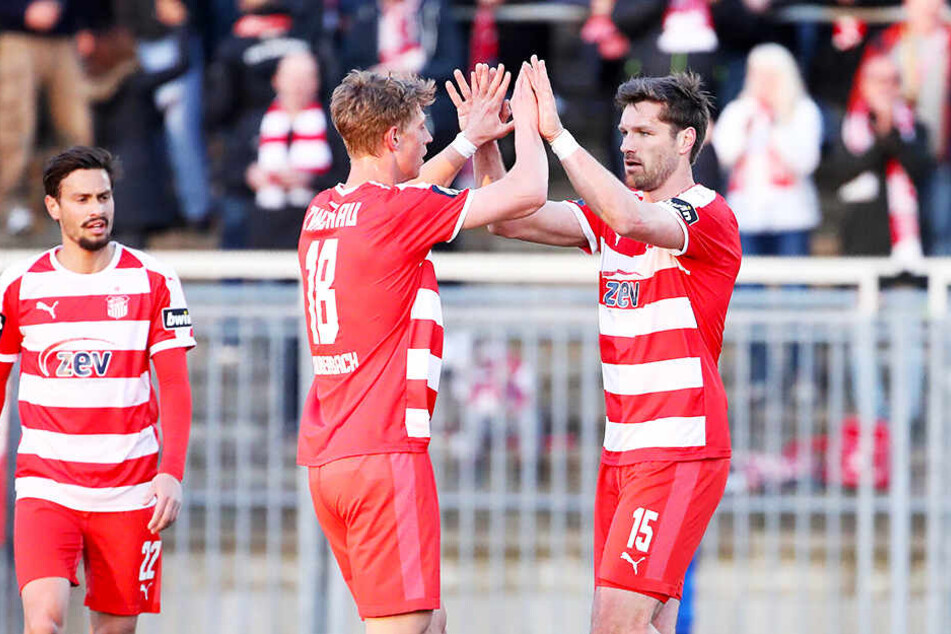 FSV-Torjäger Ronny König brachte Zwickau mit seinem 1:0 auf die Siegerstraße.