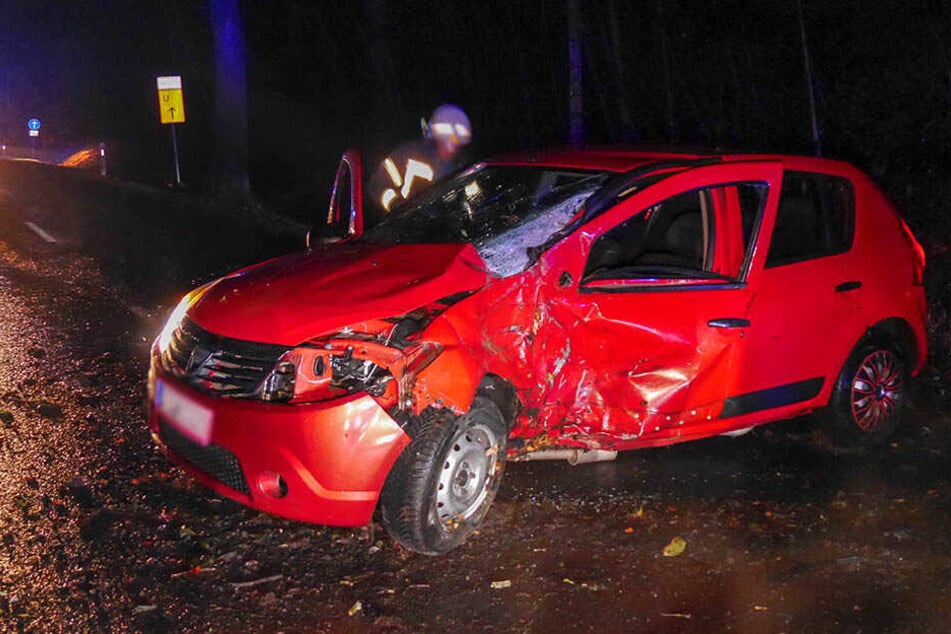 Zwei Insassen wurden bei dem Unfall verletzt.