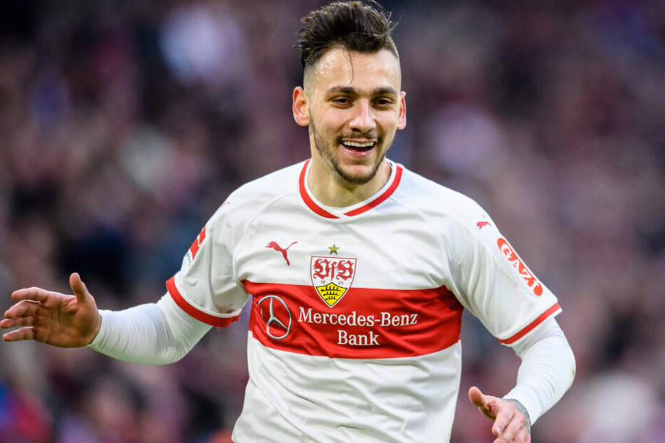 VfB-Flügelflitzer Anastasios Donis erzielte den 1:1-Ausgleich gegen den FC Bayern München.