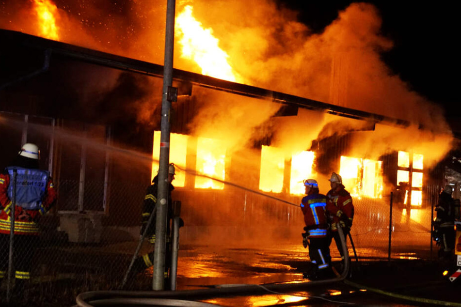 Die Schreinerei wurde bei dem Brand völlig zerstört.
