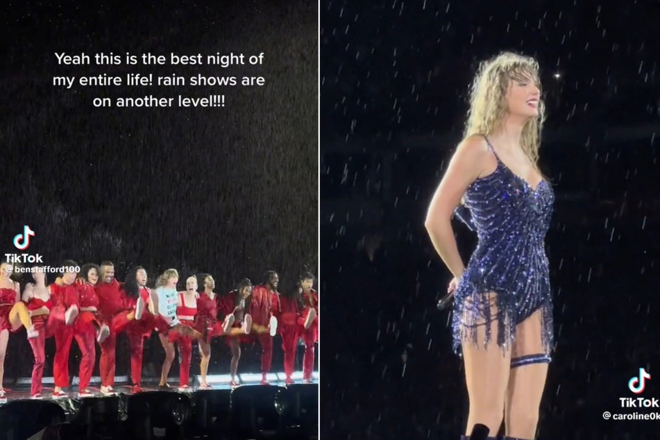Taylor Swift didn't let the torrential downpours get her town as she performed her entire three-hour set in Nashville, wrapping up well past 1 AM local time.
