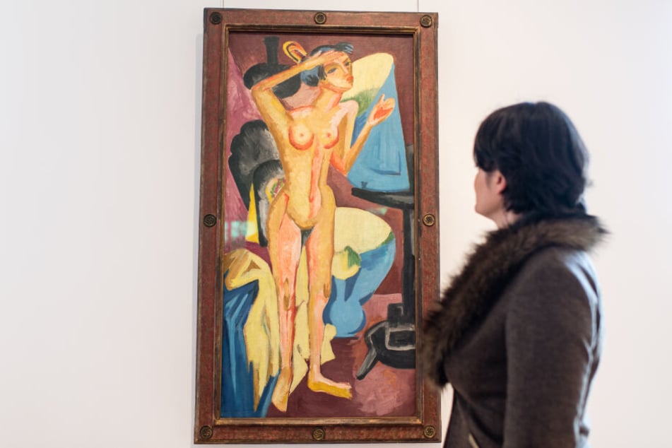 "Akt vor dem Spiegel" von Ernst Ludwig Kirchner kommt zum ersten Mal auf den Kunstmarkt und soll Millionen wert sein.
