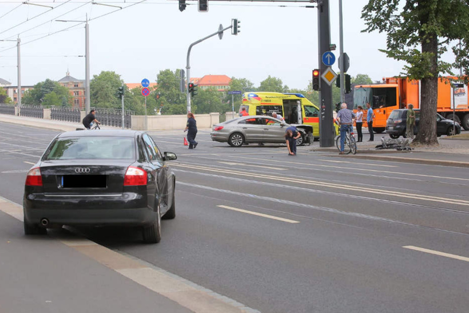 Der Unfall geschah am Sachsenplatz.