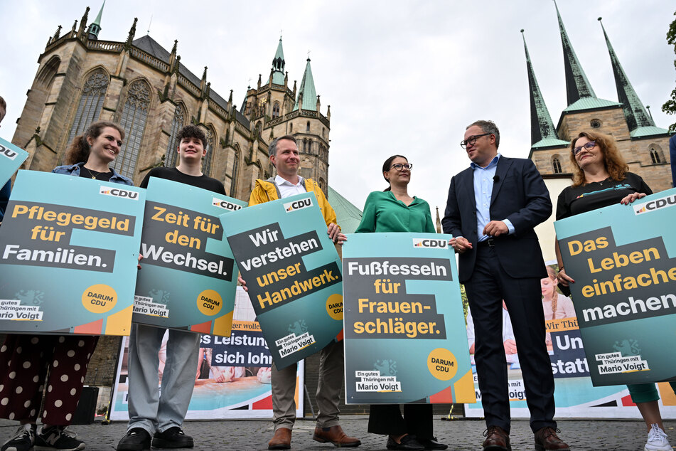 Die CDU hat ihre Kampagne für die Landtagswahl am 1. September in Thüringen vorgestellt.