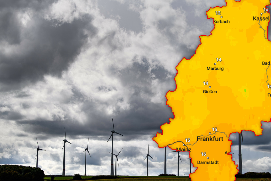 Fotomontage: Die Sonne werden die Hessen in den kommenden Tagen nur selten zu Gesicht bekommen (Symbolfoto).