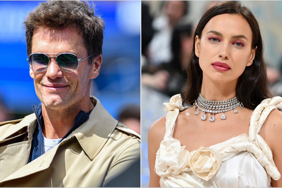 Tom Brady (l) and Irina Shayk were seen spending 48 hours together at a London hotel.