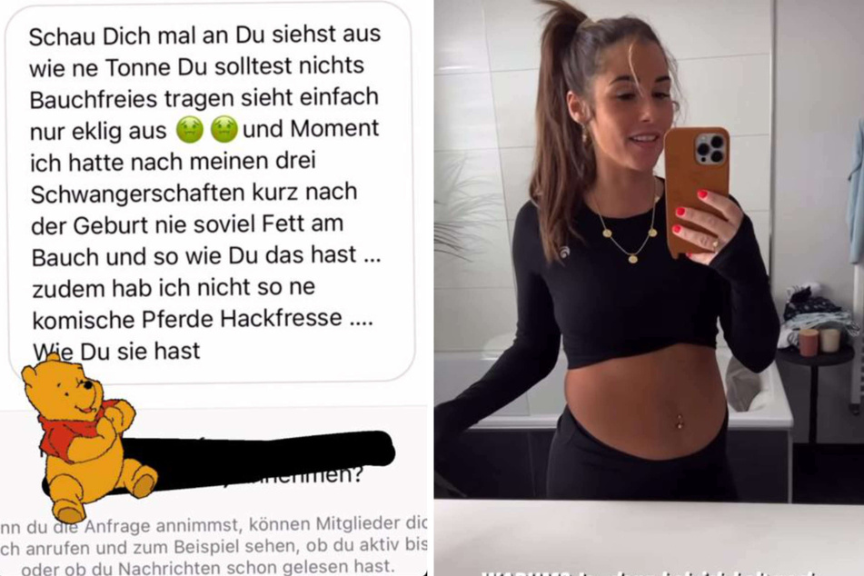 Sarah Engels (29) teilte bei Instagram eine üble Nachricht mit wüsten Beleidigungen, die der Sängerin zugeschickt worden war.