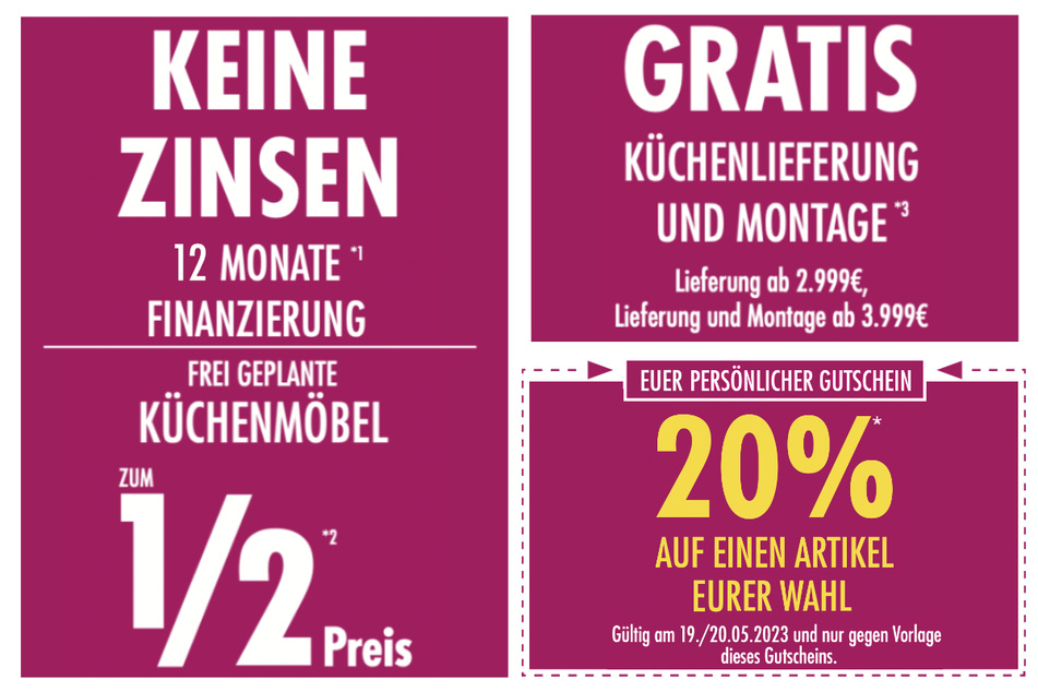 Hier den Coupon für 20 Prozent Rabatt auf einen Artikel sichern!