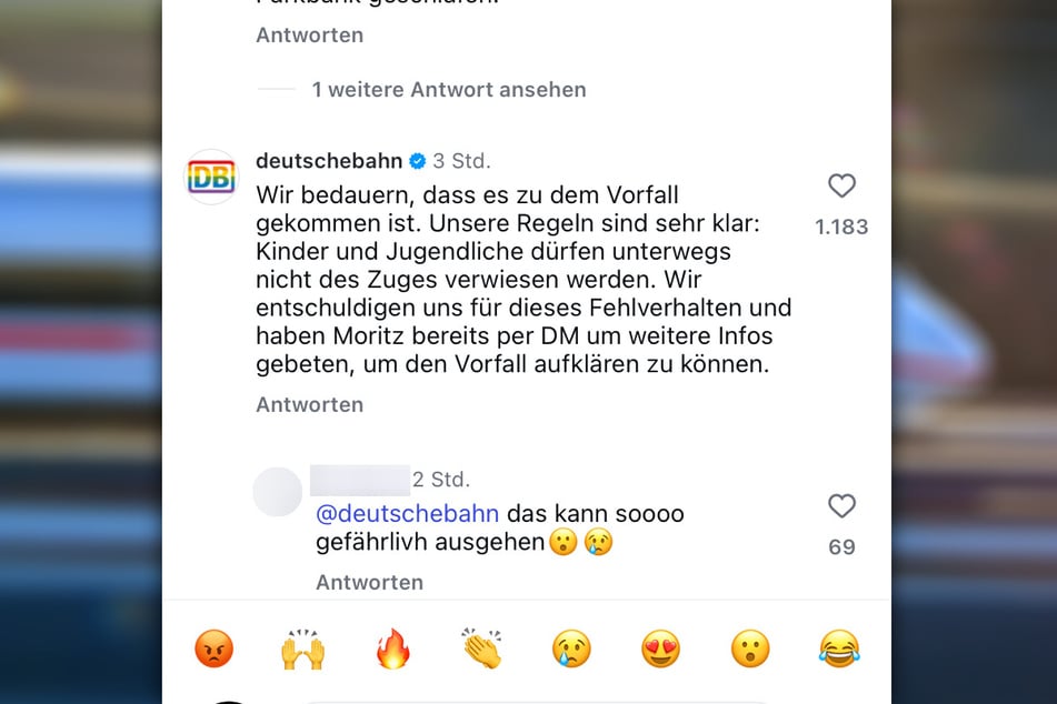 Die Bahn kommentierte bereits das Video des Comedians.