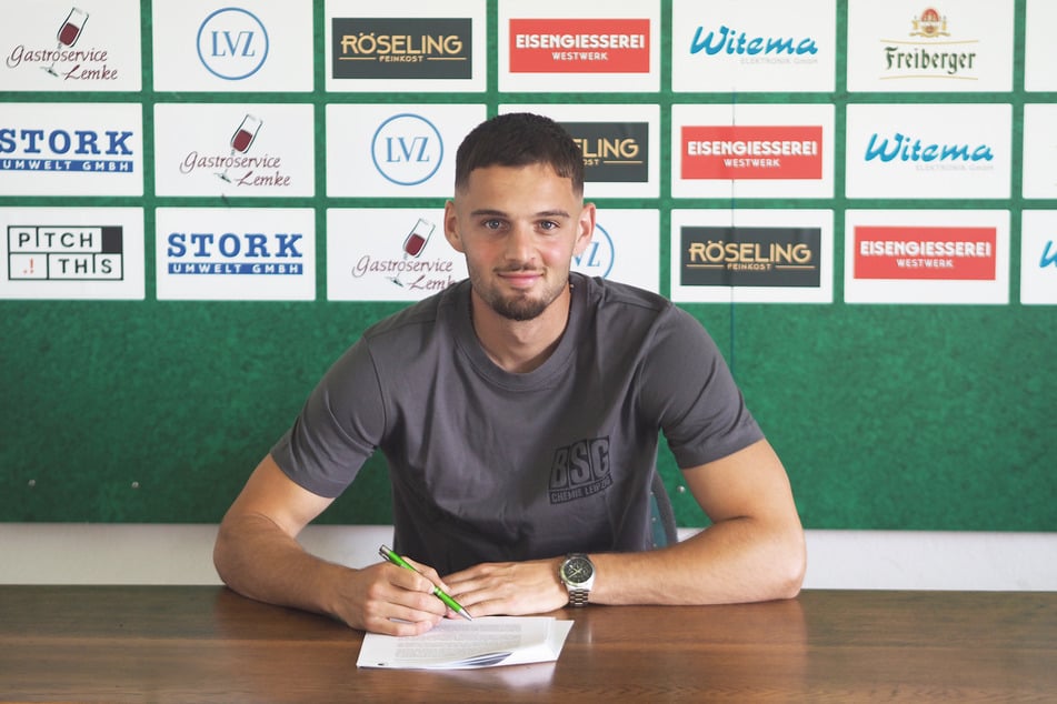 Tyron Profis (24) geht bei der BSG Chemie Leipzig jetzt auf Torejagd.